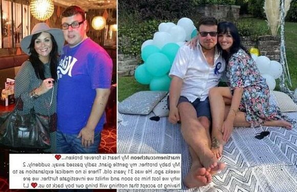 Martine McCutcheon's brother dies aged 31