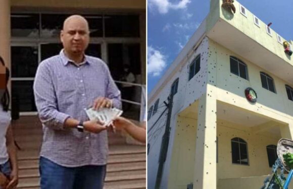 Massacre leaves at least 18 dead including mayor after gunmen storm city hall as horror pics show bullet-riddled walls | The Sun