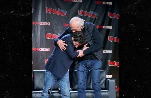Michael J. Fox Reunites with 'BTTF' Costar Christopher Lloyd at Comic Con