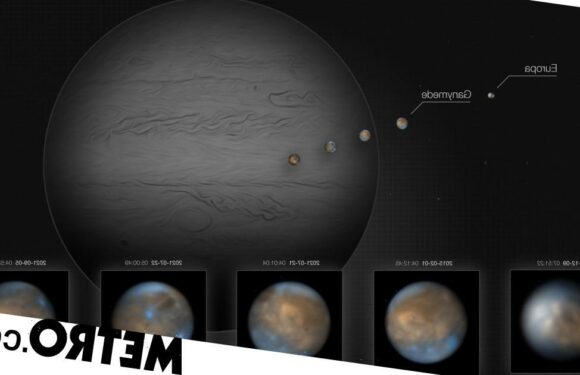 Mindblowing images of Jupiter's moons captured from right here on Earth