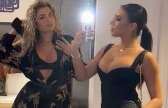 Newly-single Love Island star Paige Thorne parties in very low-cut top as she's reunited with villa co-stars | The Sun