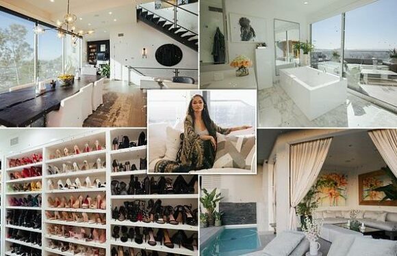Nicole Scherzinger gives a tour of her $7m LA mansion on MTV Cribs