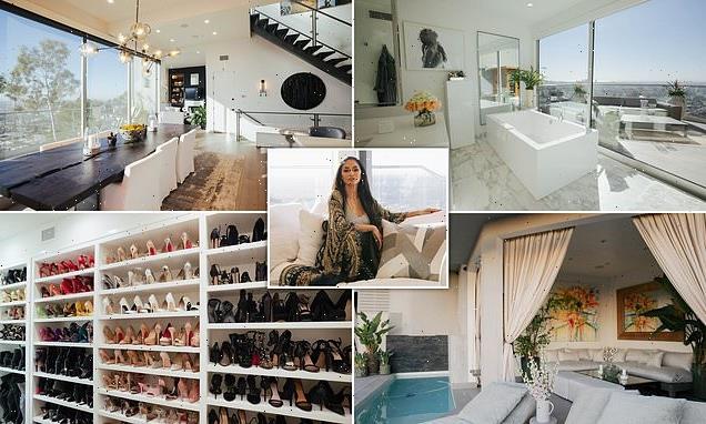 Nicole Scherzinger gives a tour of her $7m LA mansion on MTV Cribs