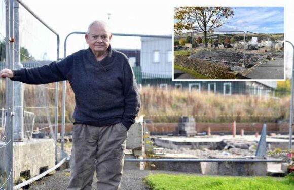 Our houses are surrounded by a metal CAGE after builders abandoned a whole estate – no one will help us | The Sun