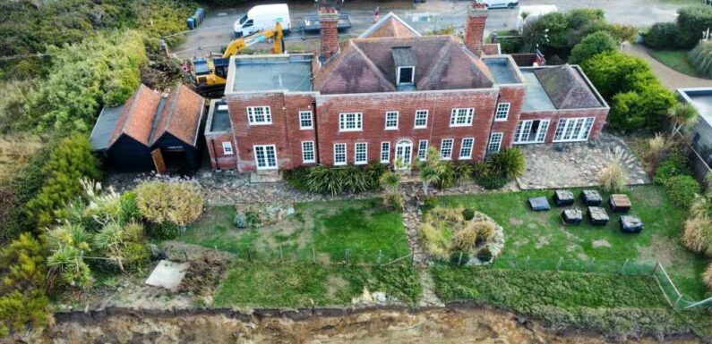 Our neighbours have to demolish their £2m clifftop mansion after council told them it's unsafe – they'll be devastated | The Sun