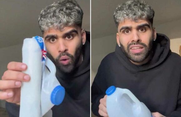 People are only just realising a very simple way to roll up a milk bottle and it saves so much space in your recycle bin | The Sun