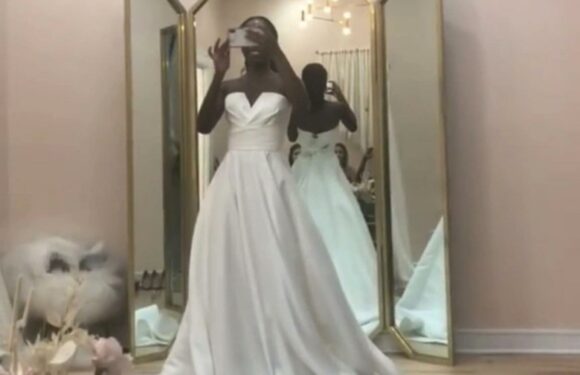 People say I need to buy a new wedding dress after seeing my friends’ reaction but I don’t care, I love it | The Sun