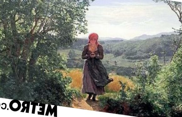 People think this 160-year-old painting shows a woman on her iPhone