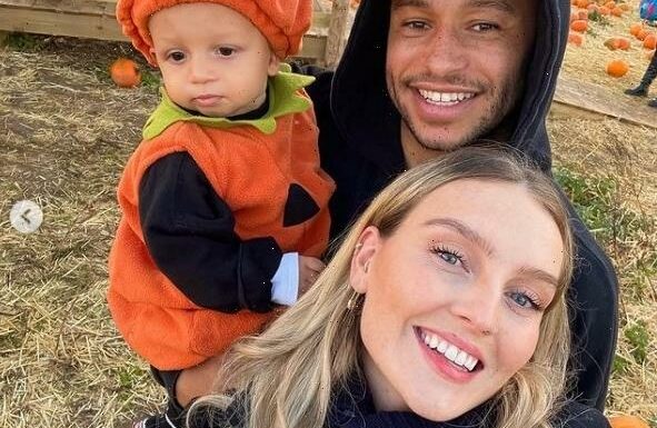 Perrie Edwards shares rare picture of son Axl on family trip pumpkin picking | The Sun