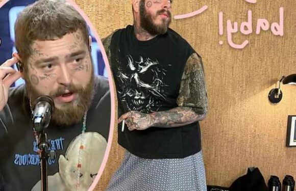 Post Malone Gets Huge Forehead Tattoo, Reportedly In Honor Of His Newborn Daughter!