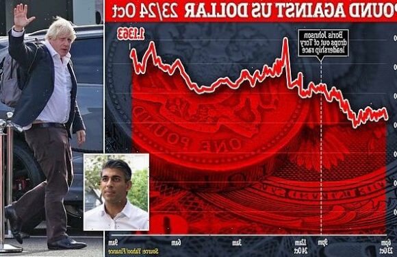 Pound soars to $1.14 after Boris Johnson drops out of leadership race