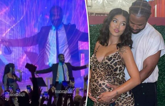 Pregnant Jhené Aiko and Big Sean reveal sex of first baby during concert
