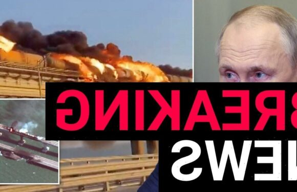 Putin accuses Ukraine of 'terrorism' over Crimea bridge explosion