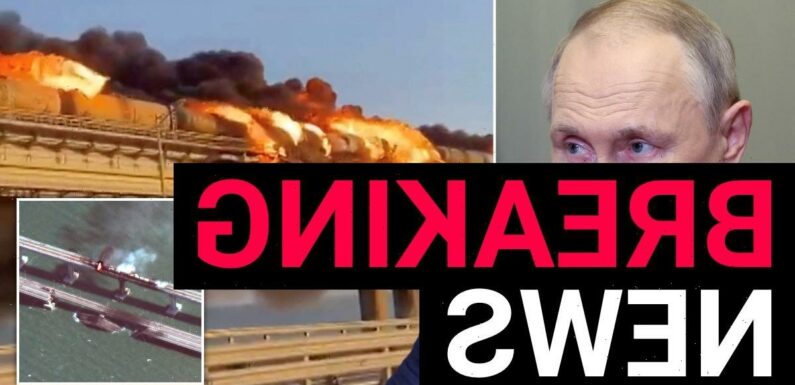 Putin accuses Ukraine of 'terrorism' over Crimea bridge explosion