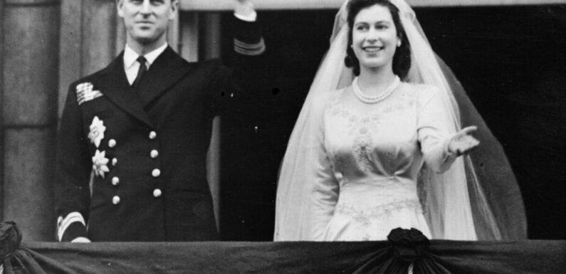 Queen Elizabeths wedding dress was a symbol of rebirth