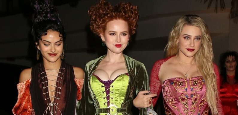 Riverdale’s Lili Reinhart, Madelaine Petsch & Camila Mendes Were ‘Hocus Pocus’s Sanderson Sisters for Halloween!