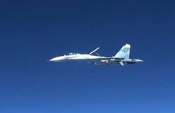 Russian jets ‘released a missile in the vicinity of the RAF’ over Black Sea