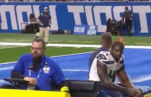 Seahawks' DK Metcalf Carted Off Field During Game For Bathroom Break