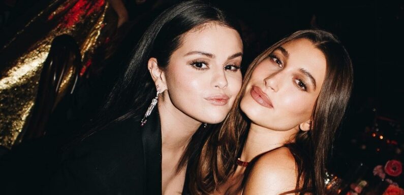 Selena Gomez and Hailey Bieber Pose For Sweet Photos Together at Academy Museum Gala