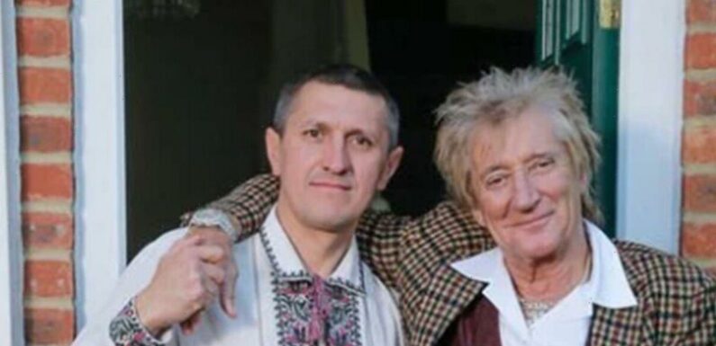 Sir Rod Stewart ‘saved my family from danger’ says Ukrainian father