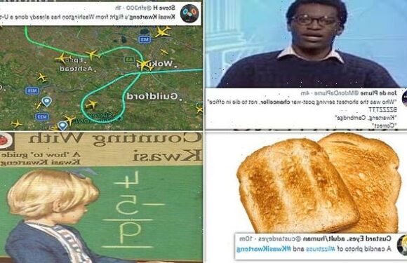 Social media flooded with memes after Kwasi Kwarteng sacked from post