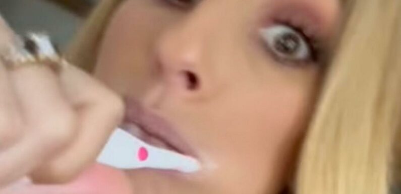 Stacey Solomon says ‘don’t judge me’ as she leaves fans disgusted with teeth brushing habit