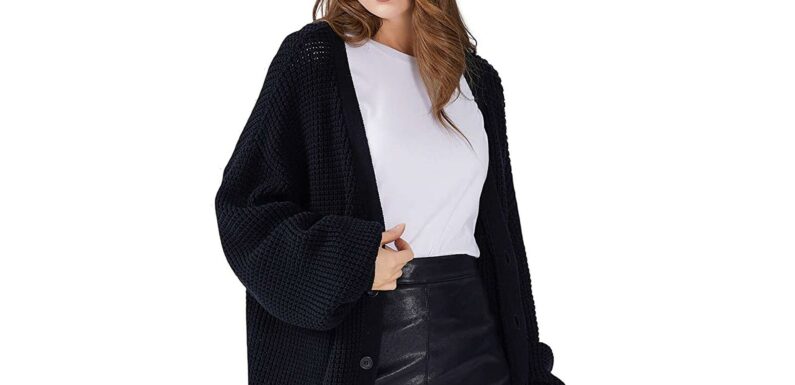Stay Cozy and Cute in Fall Weather With This Oversized Cardigan