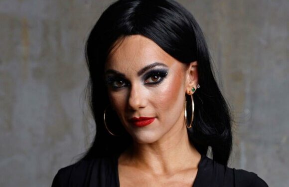 Strictlys Dianne Buswell unrecognisable as Morticia Addams