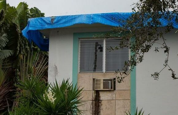 Terrifying moment huge rogue wave crashes into pedestrians in Miami