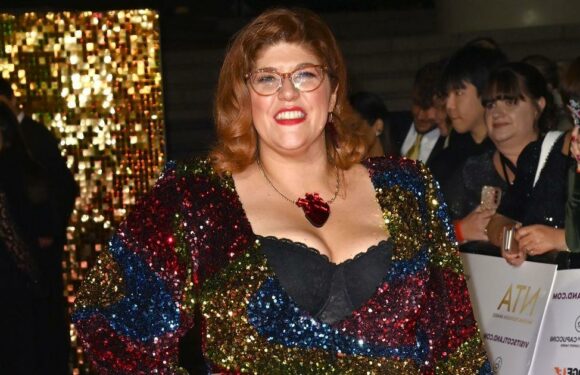 The Chase star Jenny Ryan wows on NTA red carpet by flashing bra in sequin gown