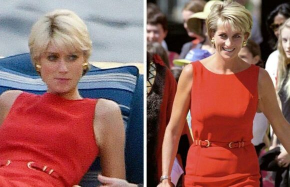 The Crown’s Elizabeth Debicki transforms into Diana on holiday
