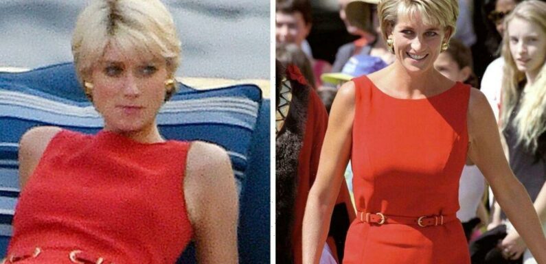 The Crown’s Elizabeth Debicki transforms into Diana on holiday