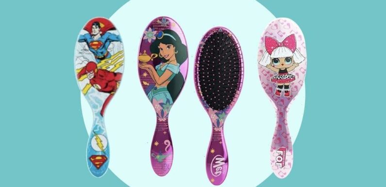 The Jennifer Aniston-Loved Wet Brush Has Kid-Friendly Versions Featuring Disney Princesses, LOL Dolls, & Pixar As Low As $7
