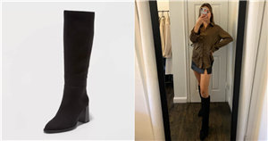 These $40 Black Knee-High Boots Are a Foolproof Designer Dupe