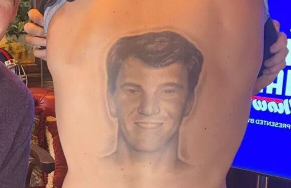 This Morning's Vernon Kay shocks fans as he reveals enormous tattoo of US star's face on his back after losing a bet | The Sun