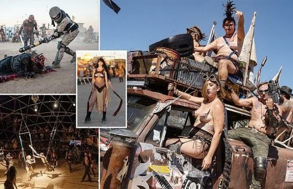 Thousands of revelers attend Mad Max-themed post-apocalyptic festival
