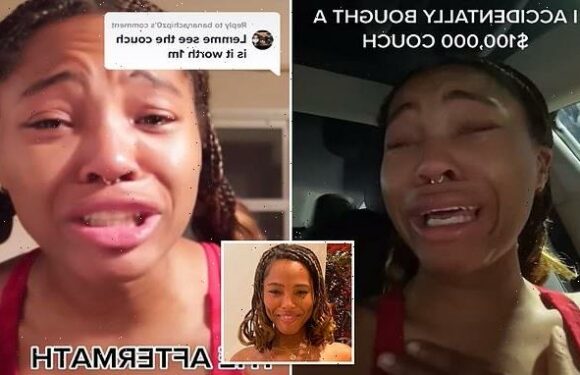 TikToker begs for money after 'accidentally' buying $100,000 couch