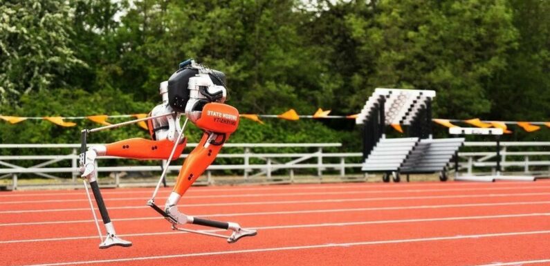 Two-legged ‘Usain Bolt’ robot breaks world record for fastest 100-metre sprint