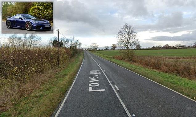 Two people killed after Porsche hit tree in horror crash