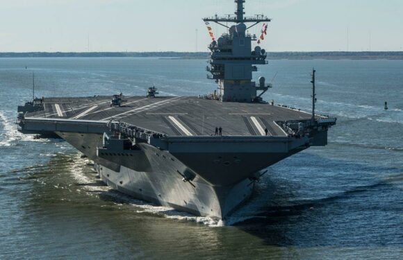 US deploys world’s most expensive military ship carrying 9000 NATO troops