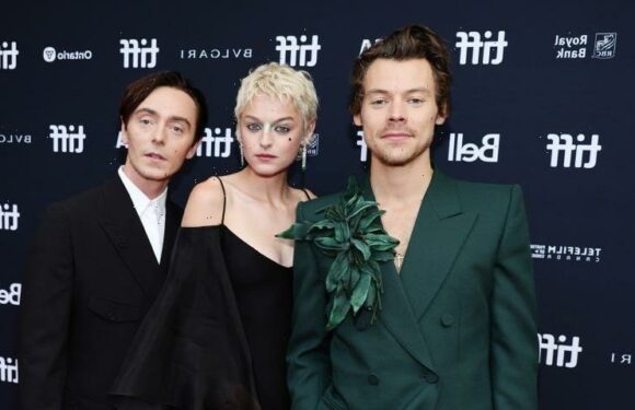 Why ‘My Policeman’ Star Emma Corrin Was ‘Scared Sless’ of First Time Working With Harry Styles