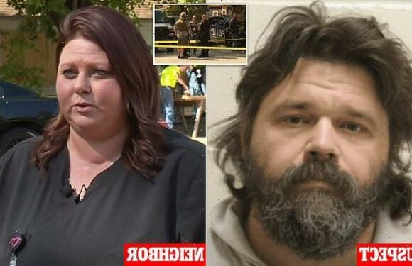 Woman with a metal dog collar soldered to her neck escapes