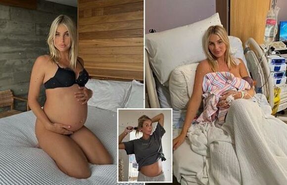 Young mum shares her 'pre-labour makeover'