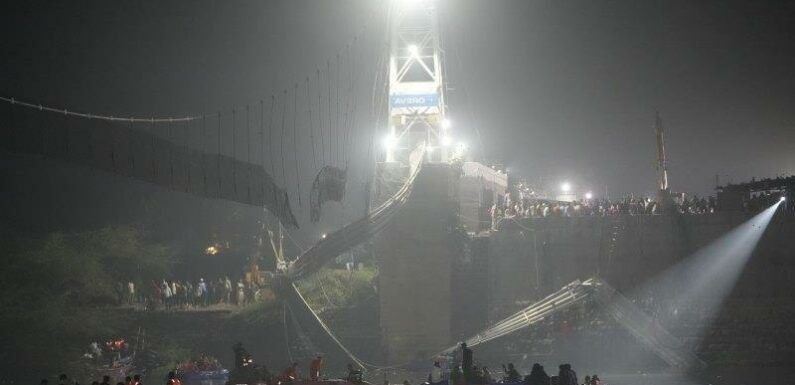 ‘We won’t spare anyone’: Police make arrests after India bridge collapse