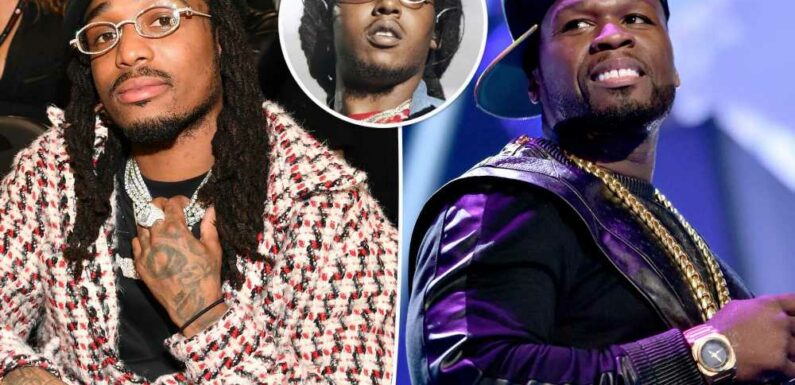 50 Cent urges Quavo to ‘make the best music’ after Takeoff’s ‘painful’ death