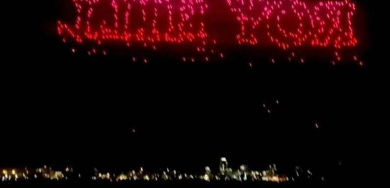 £56,000 worth of drones crash into a river during Christmas lights event