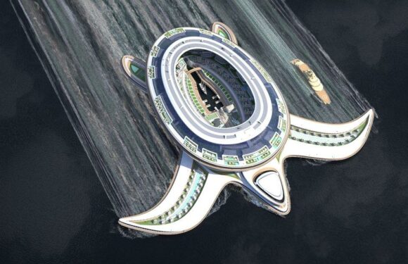 £6.8bn ‘turtle yacht’ would be largest boat ever with space for 60,000 guests