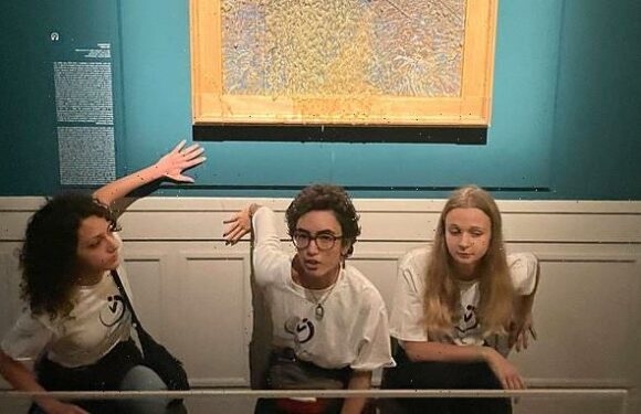 Activists throw soup over Vincent van Gogh masterpiece in Rome