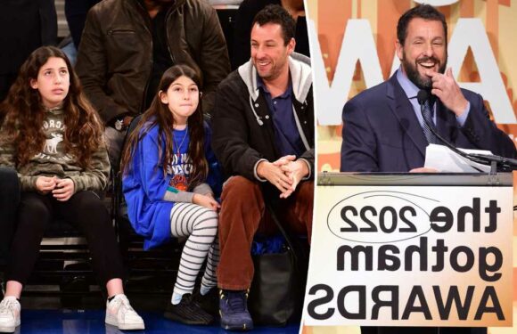 Adam Sandler roasts daughters Sadie and Sunny in hilarious Gotham Awards speech