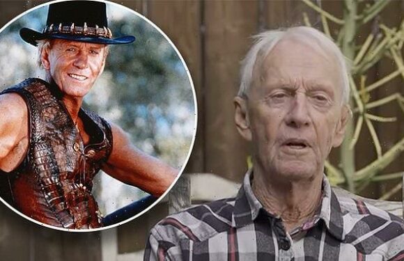 Ailing Paul Hogan, 83, appears shaky as he discusses his health